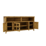 Lawman 72" Media Console - Light Wax - Additional View 2