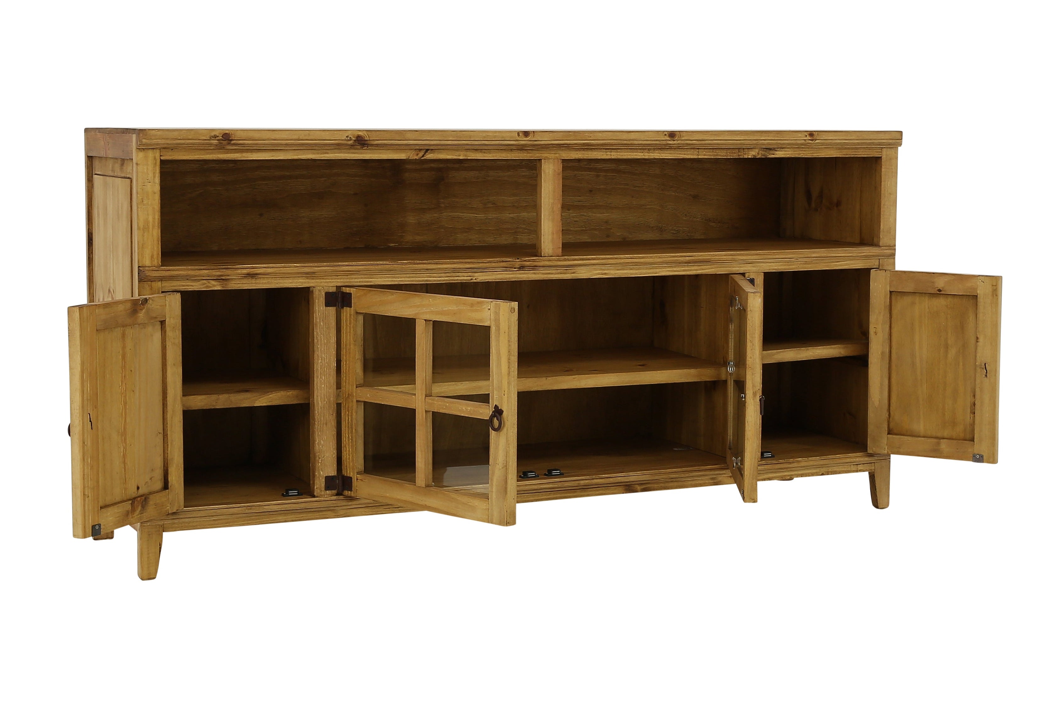 Lawman 72" Media Console - Light Wax - Additional View 2