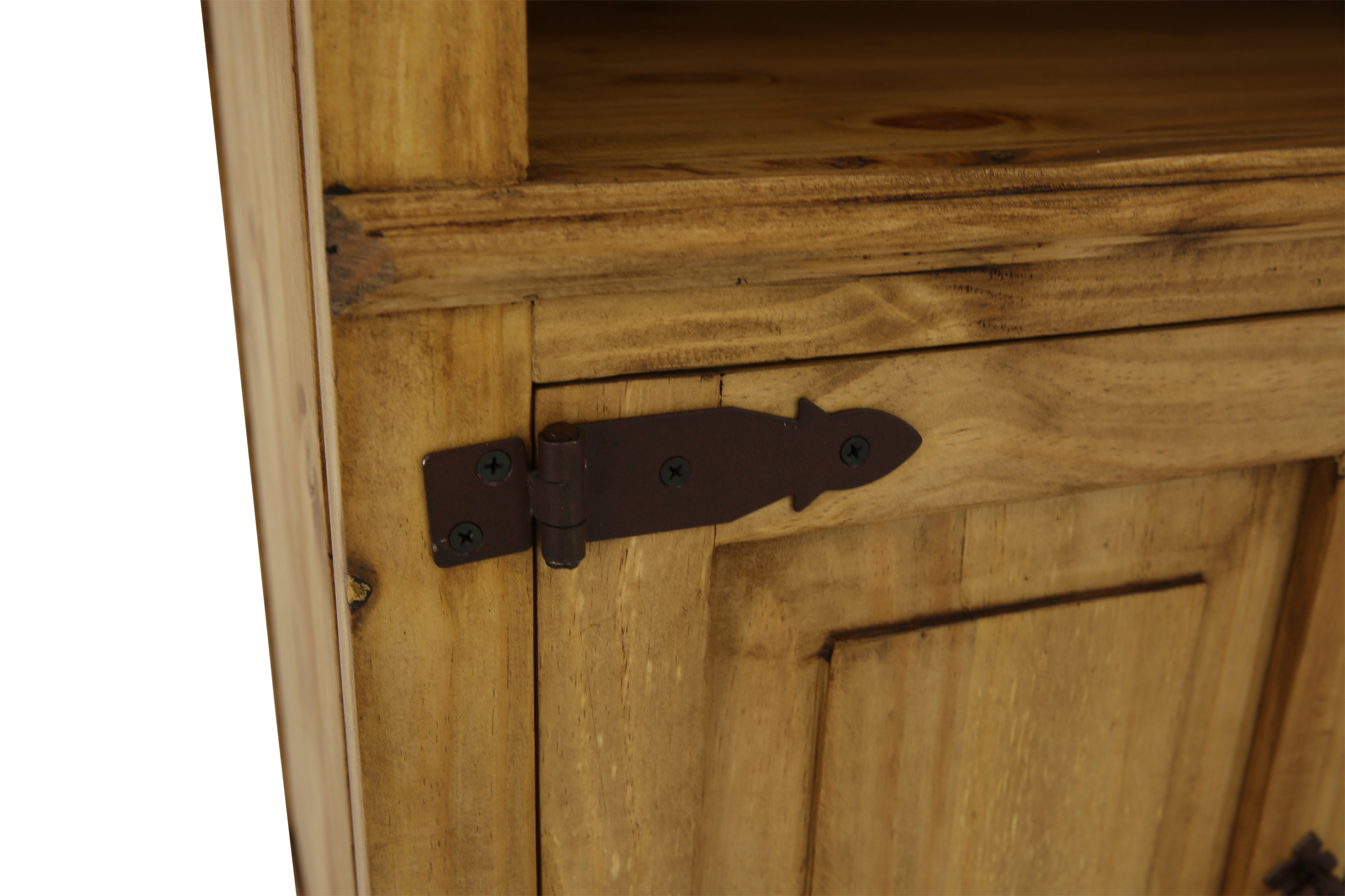 Lawman 72" Media Console - Light Wax - Additional View 3