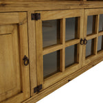 Lawman 72" Media Console - Light Wax - Additional View 4