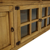 Lawman 72" Media Console - Light Wax - Additional View 4