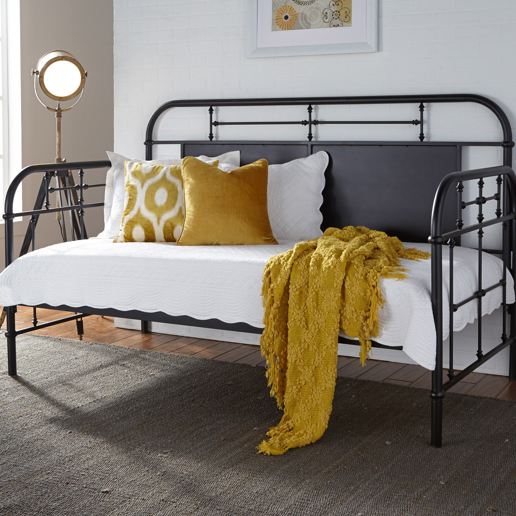 Liberty Furniture - Jolene Vintage Daybed - Black - Metal - Beds