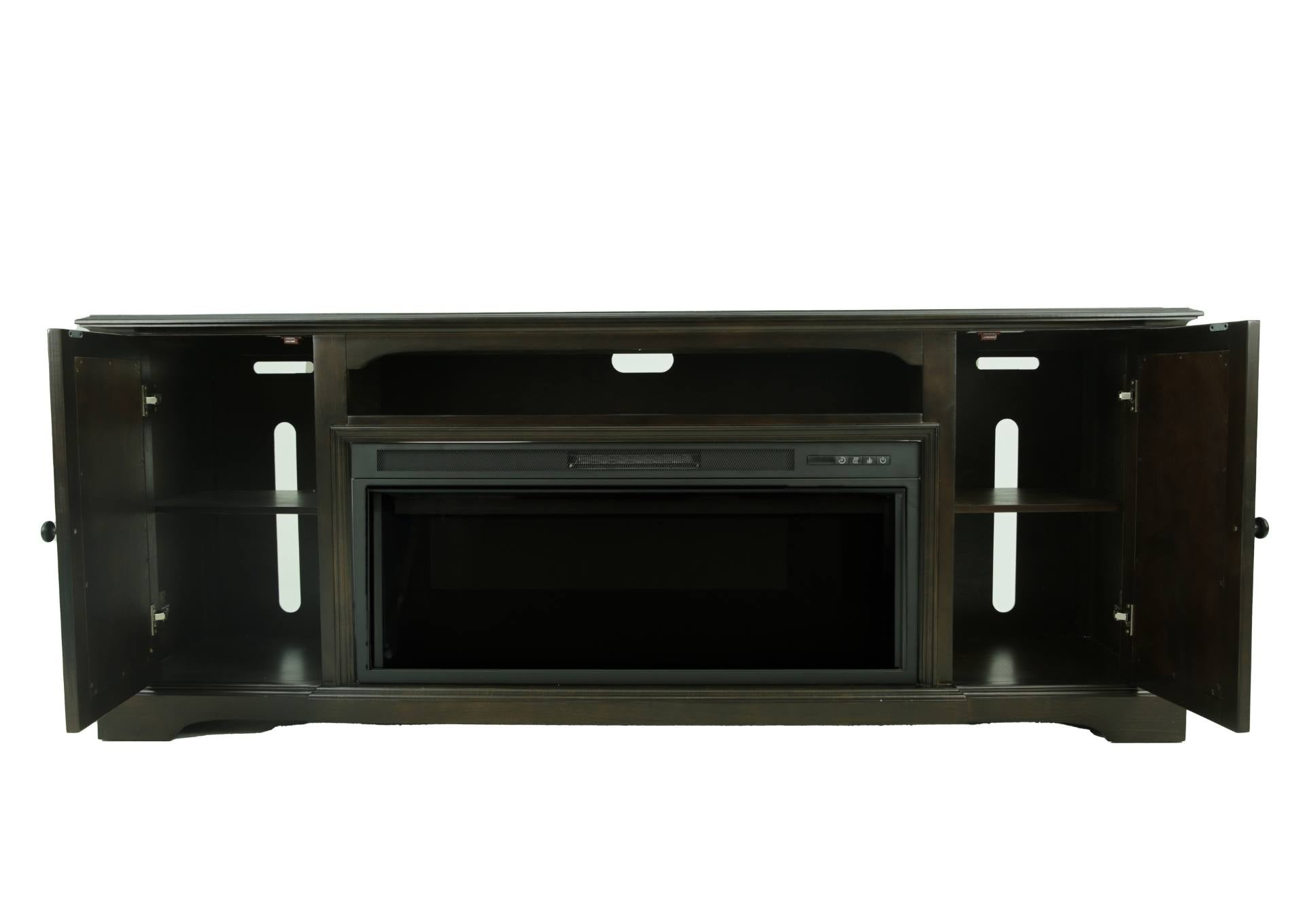 Montgomery Fireplace Console - Walnut - Additional View 1