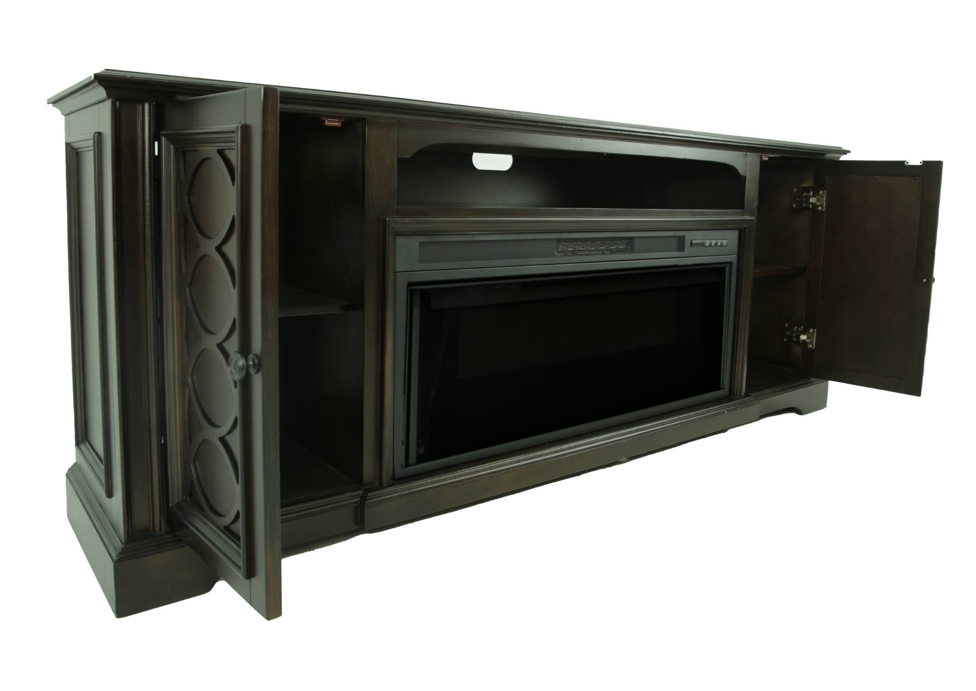 Montgomery Fireplace Console - Walnut - Additional View 2