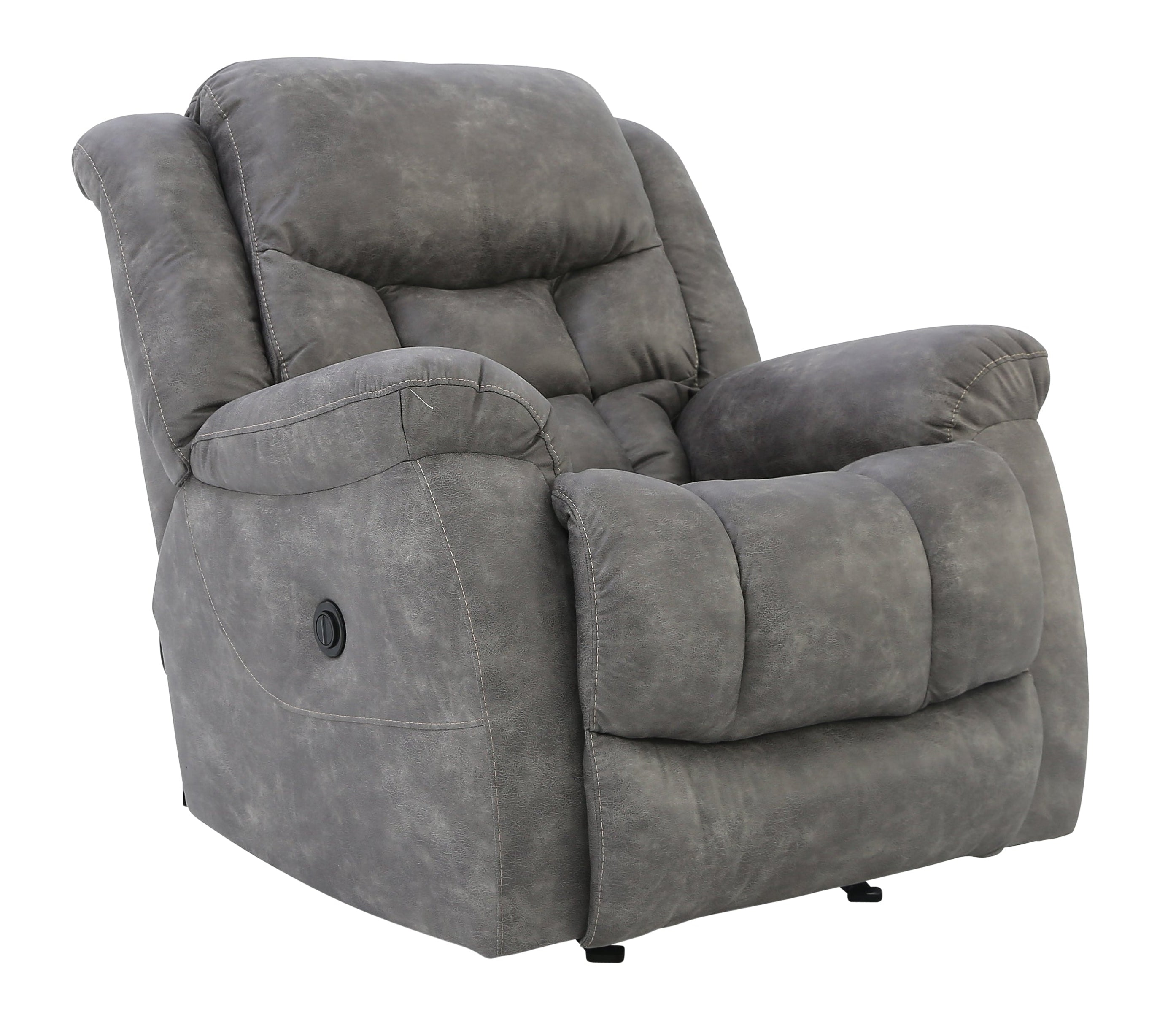 Tatum Power Recliner - Pewter - Additional View 1