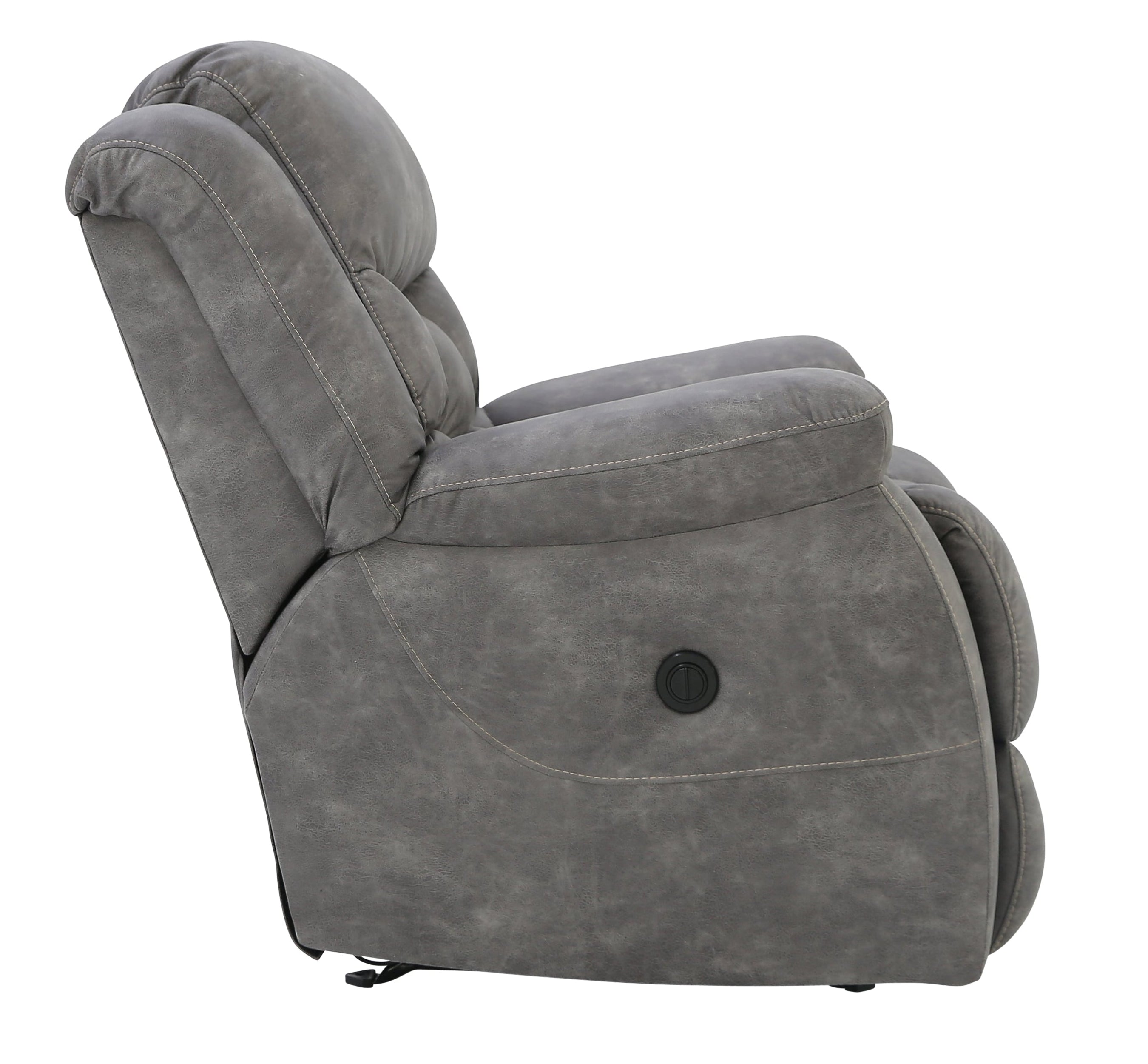 Tatum Power Recliner - Pewter - Additional View 2