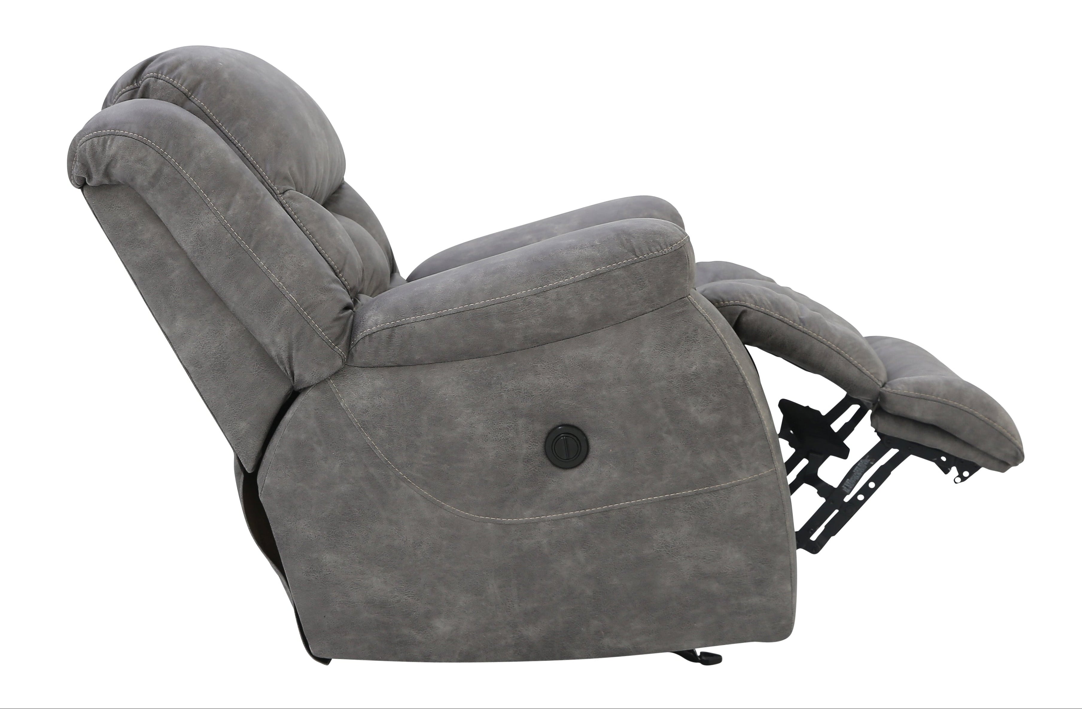 Tatum Power Recliner - Pewter - Additional View 3
