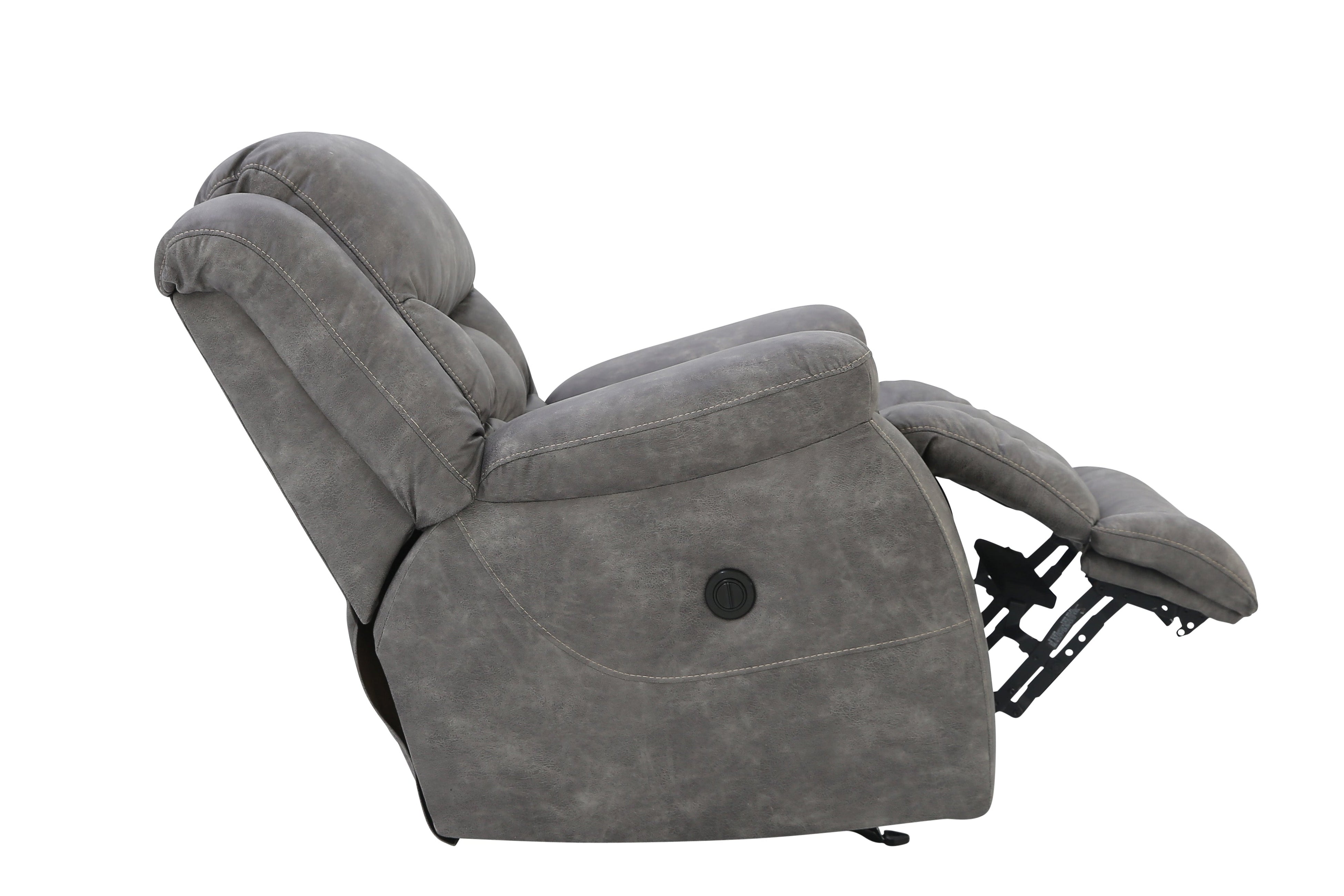 Tatum Power Recliner - Pewter - Additional View 3