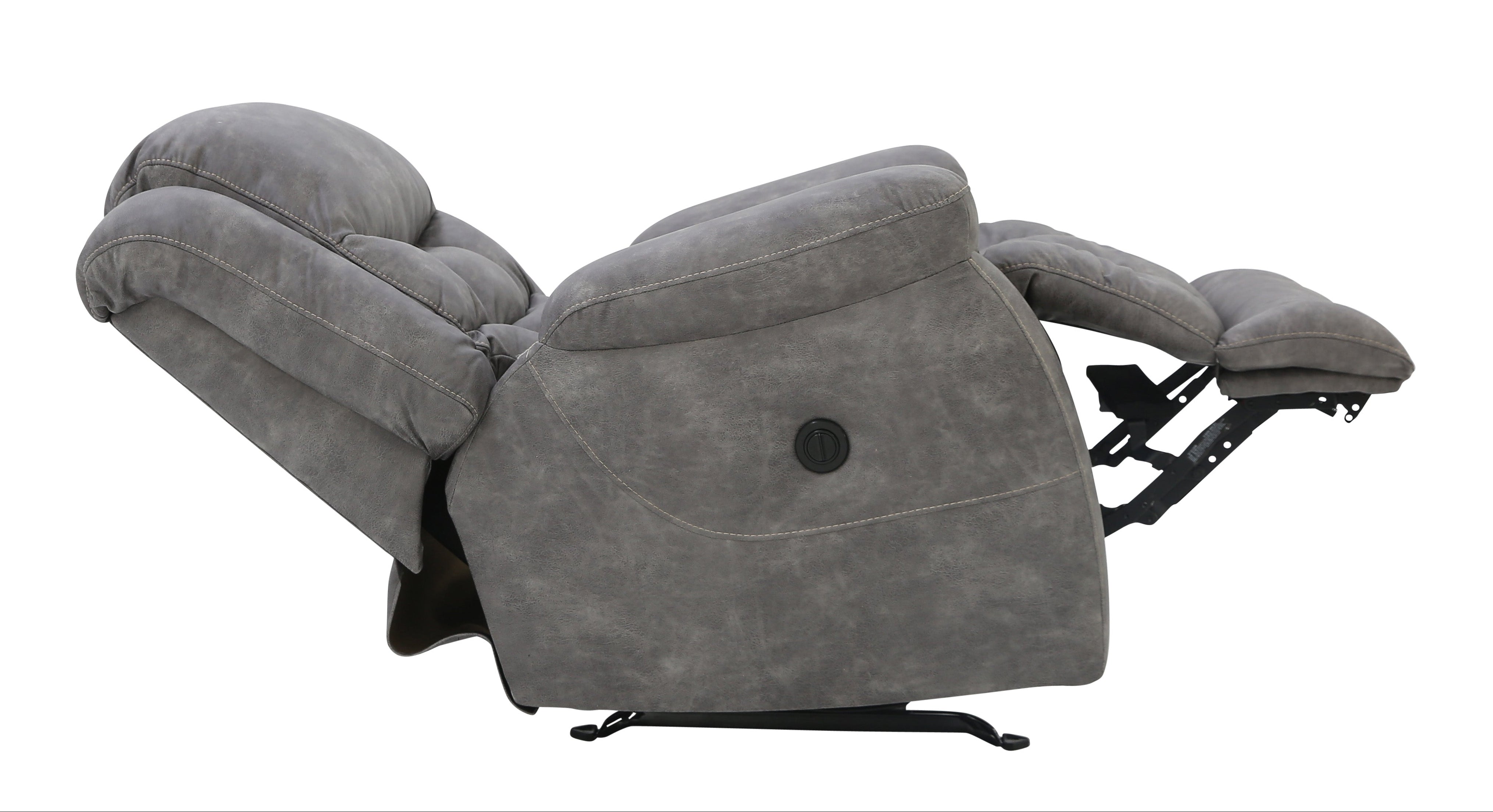 Tatum Power Recliner - Pewter - Additional View 4