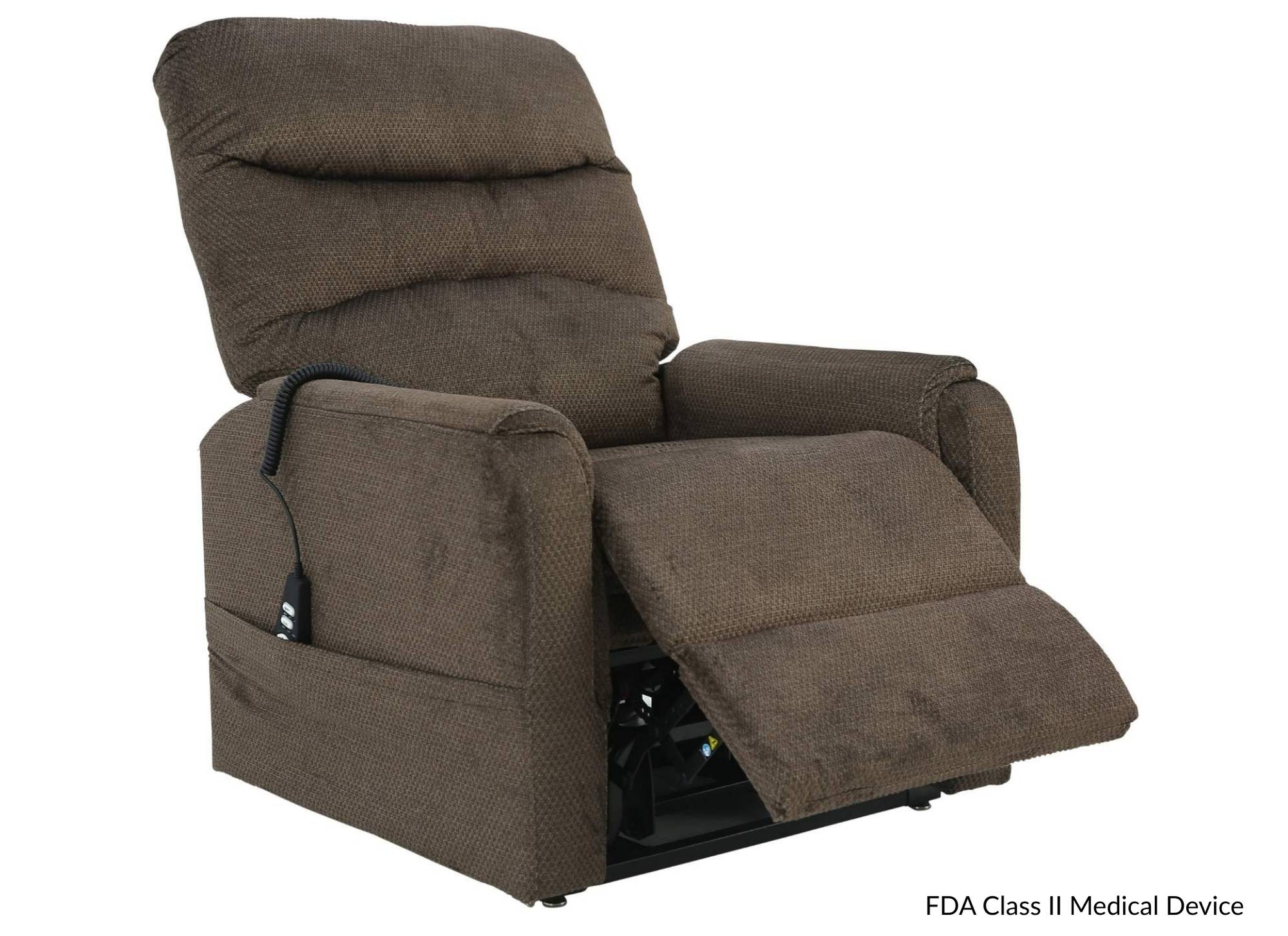 WALNUT LIFT RECLINER WITH HEAT/MASSAGE - Additional View 1