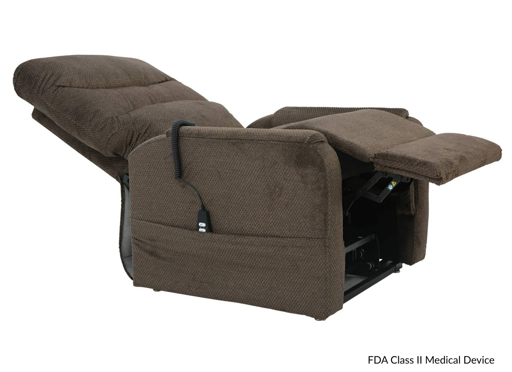 WALNUT LIFT RECLINER WITH HEAT/MASSAGE - Additional View 2