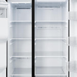 GE FINGERPRINT RESISTANT STAINLESS SIDE BY SIDE WITH DISPENSER - Pearl Silver - Refrigerators - Additional View 6