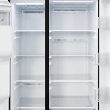 GE FINGERPRINT RESISTANT STAINLESS SIDE BY SIDE WITH DISPENSER - Pearl Silver - Refrigerators - Additional View 6