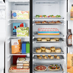 GE FINGERPRINT RESISTANT STAINLESS SIDE BY SIDE WITH DISPENSER - Pearl Silver - Refrigerators - Additional View 8