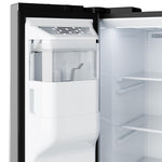GE FINGERPRINT RESISTANT STAINLESS SIDE BY SIDE WITH DISPENSER - Pearl Silver - Refrigerators - Additional View 10