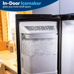 GE FINGERPRINT RESISTANT STAINLESS SIDE BY SIDE WITH DISPENSER - Pearl Silver - Refrigerators - Additional View 13