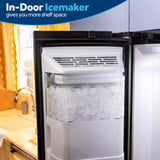 GE FINGERPRINT RESISTANT STAINLESS SIDE BY SIDE WITH DISPENSER - Pearl Silver - Refrigerators - Additional View 13