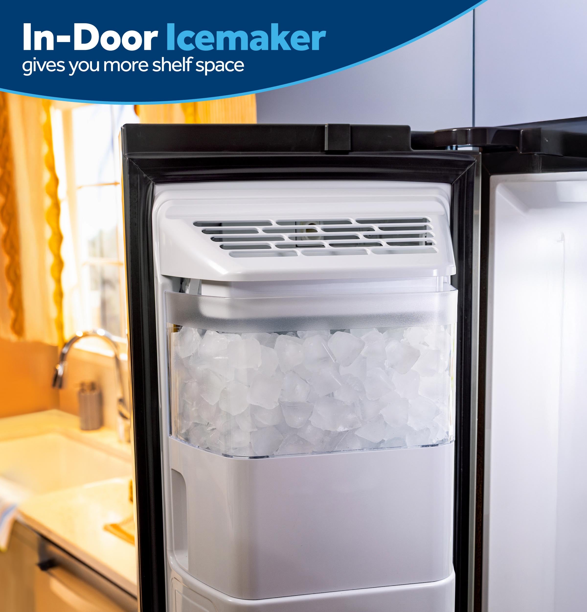 GE FINGERPRINT RESISTANT STAINLESS SIDE BY SIDE WITH DISPENSER - Pearl Silver - Refrigerators - Additional View 13