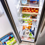 GE FINGERPRINT RESISTANT STAINLESS SIDE BY SIDE WITH DISPENSER - Pearl Silver - Refrigerators - Additional View 23