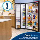 GE FINGERPRINT RESISTANT STAINLESS SIDE BY SIDE WITH DISPENSER - Pearl Silver - Refrigerators - Additional View 24