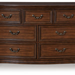 Ashley Furniture - Lavinton Dresser - Dark Brown Wood - Dresser & Mirror - Additional View 3