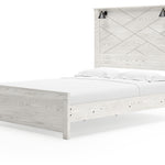 Ashley Furniture - Gerridan Queen Lighted Bed - White Wood - Beds - Additional View 3