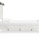 Ashley Furniture - Gerridan Queen Lighted Bed - White Wood - Beds - Additional View 4
