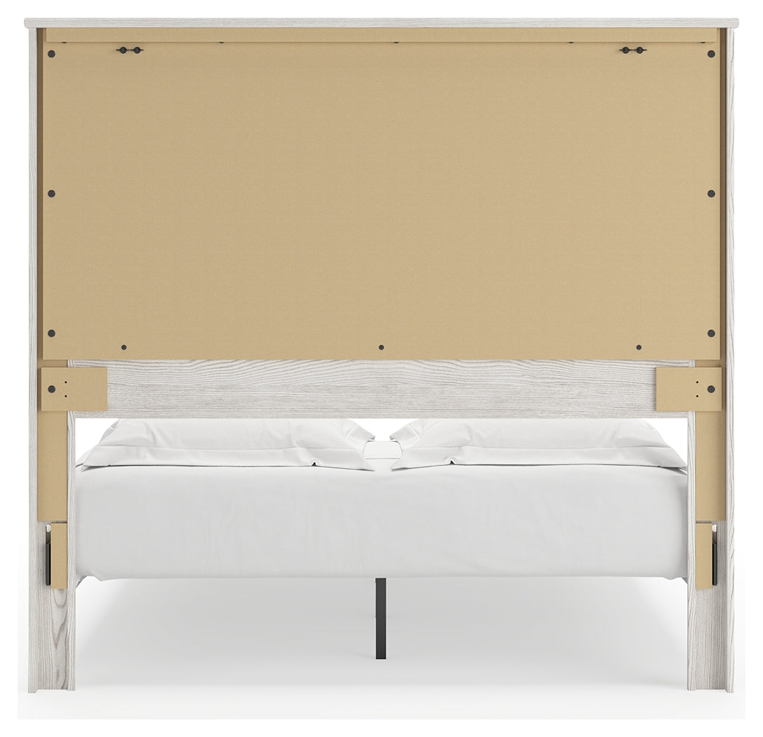 Ashley Furniture - Gerridan Queen Lighted Bed - White Wood - Beds - Additional View 5