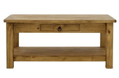 Lawman Cocktail Table - Light Wax