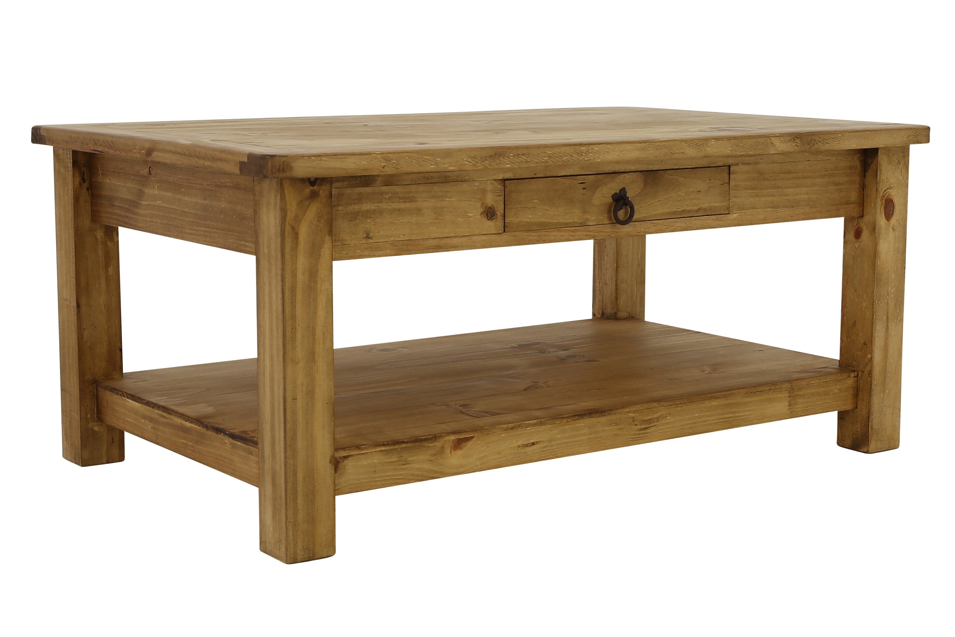 Lawman Cocktail Table - Light Wax - Additional View 1