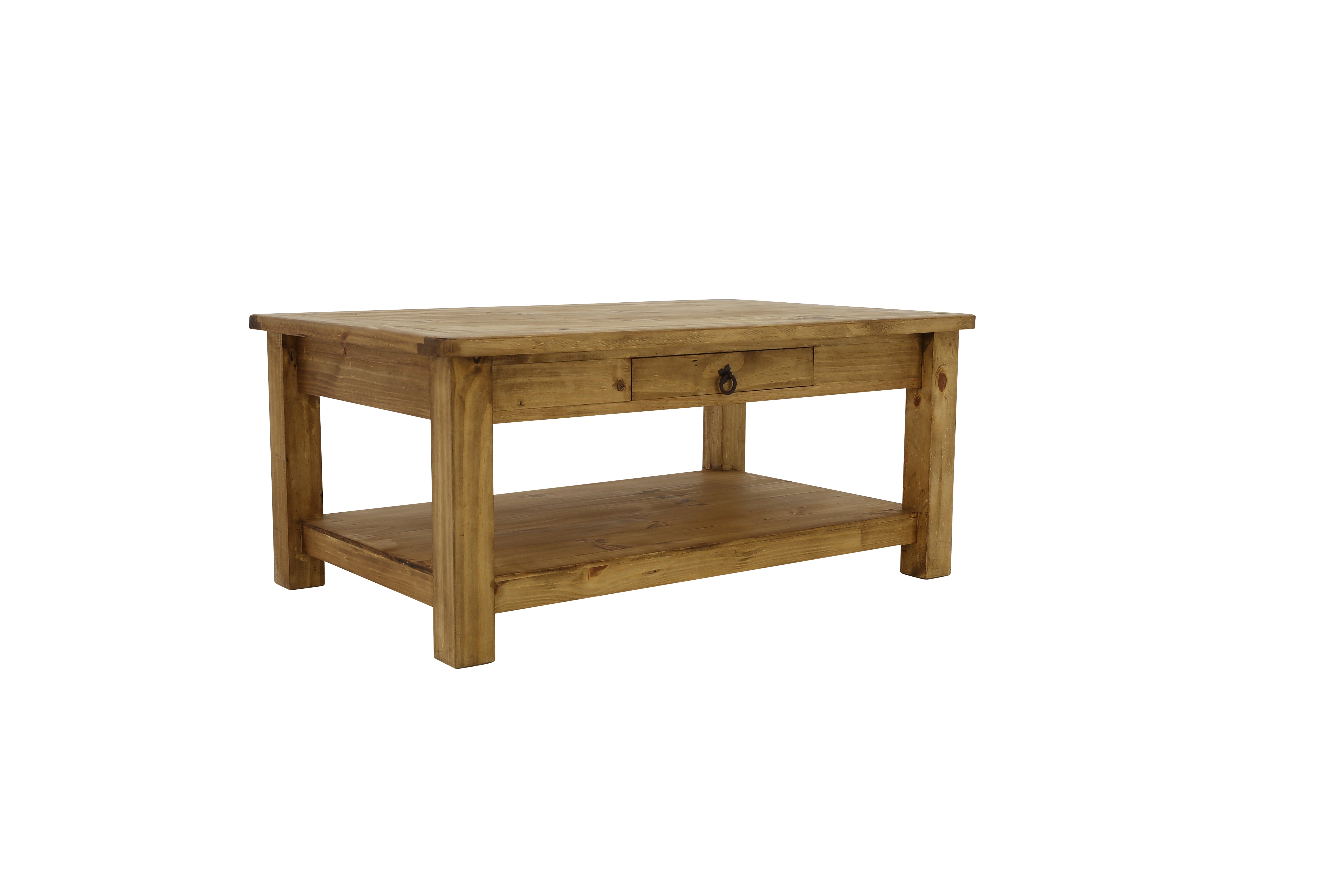Lawman Cocktail Table - Light Wax - Additional View 1