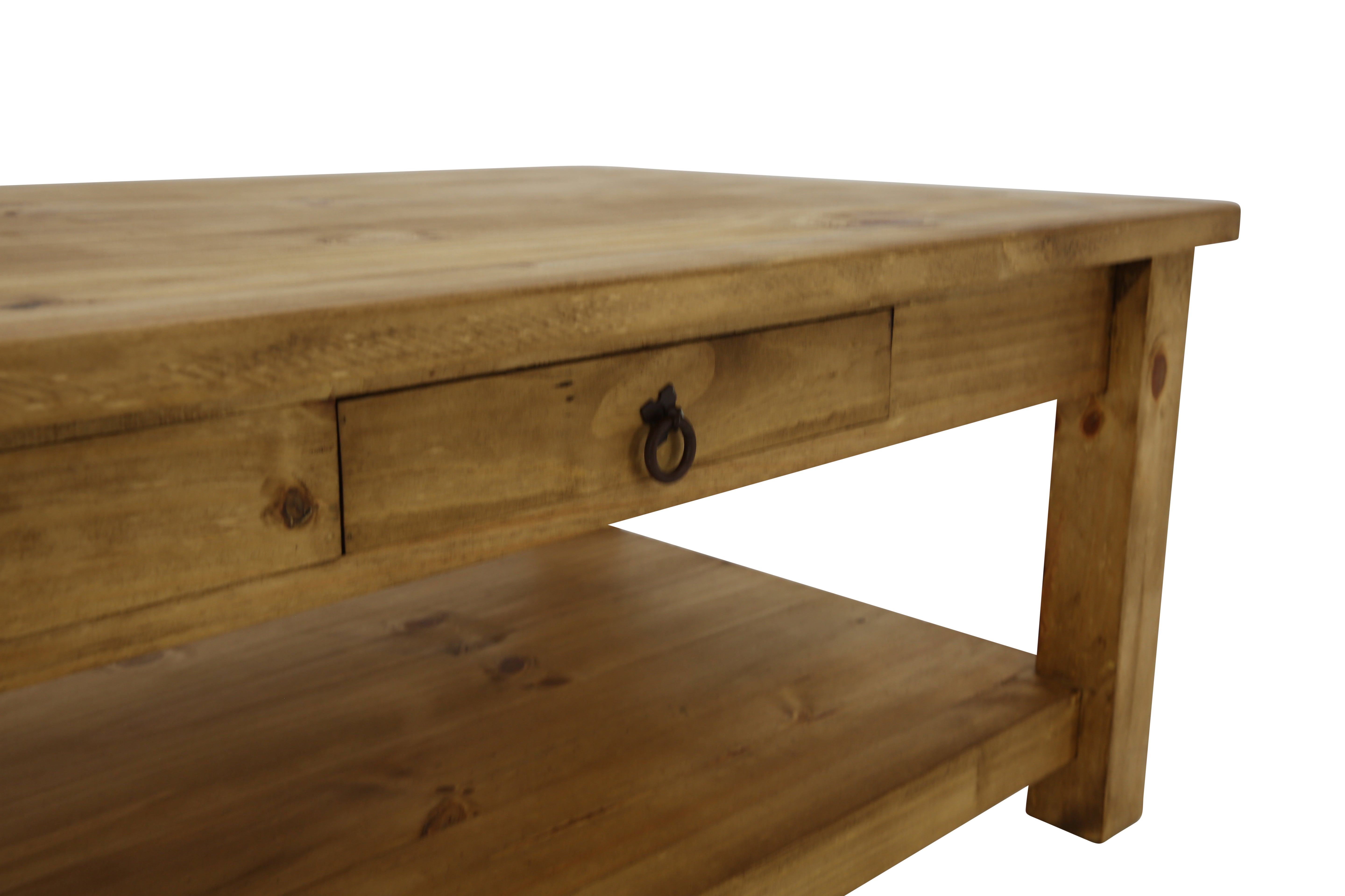 Lawman Cocktail Table - Light Wax - Additional View 2