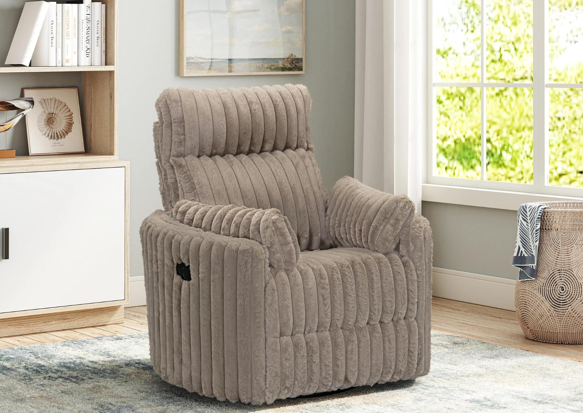 Avenida Glider Recliner - Cocoa - Additional View 1