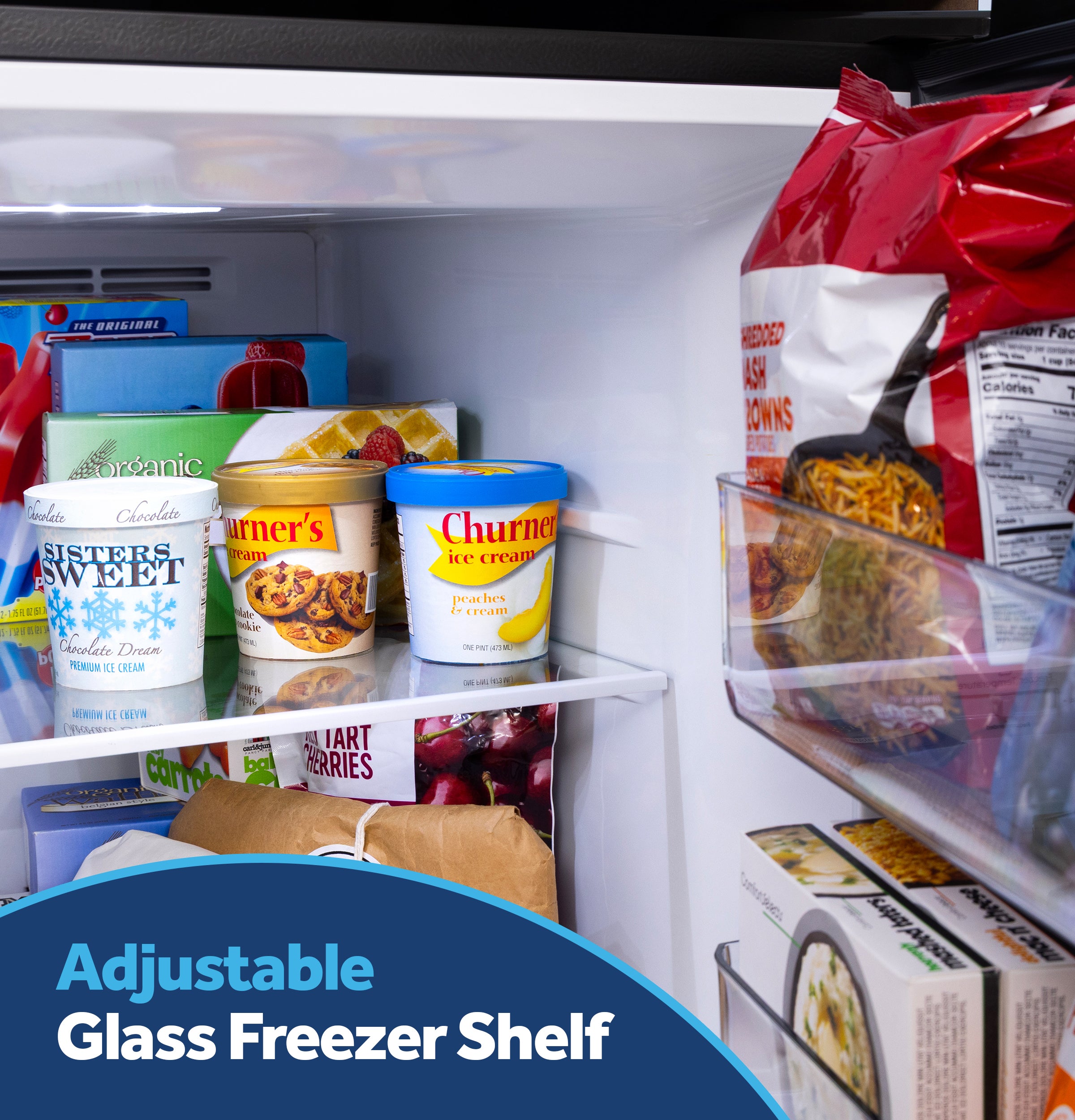 Ge Black 21Cu Top Mount Refrigerator - Refrigerators - Additional View 12