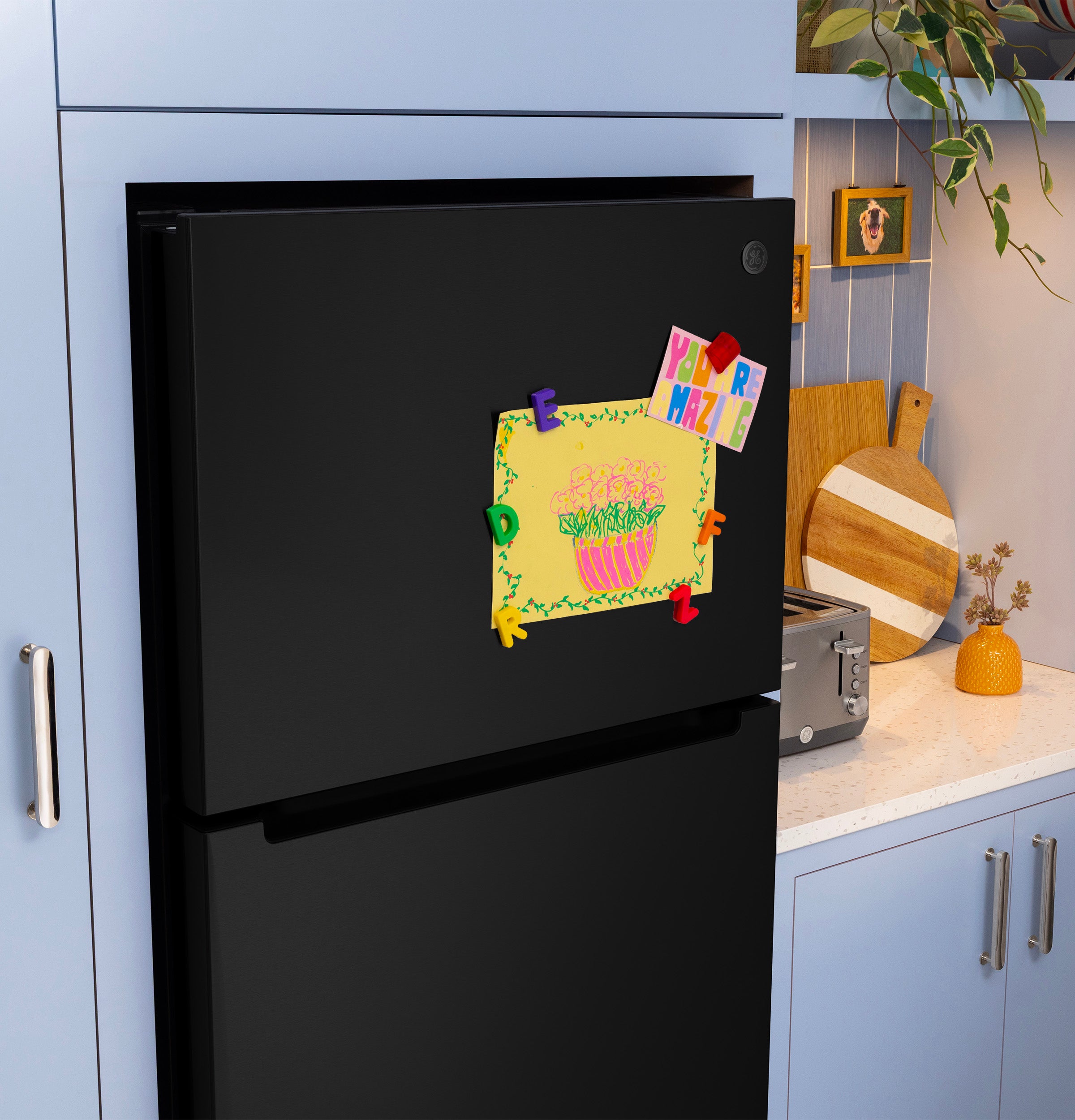 Ge Black 21Cu Top Mount Refrigerator - Refrigerators - Additional View 19
