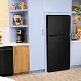 Ge Black 21Cu Top Mount Refrigerator - Refrigerators - Additional View 21