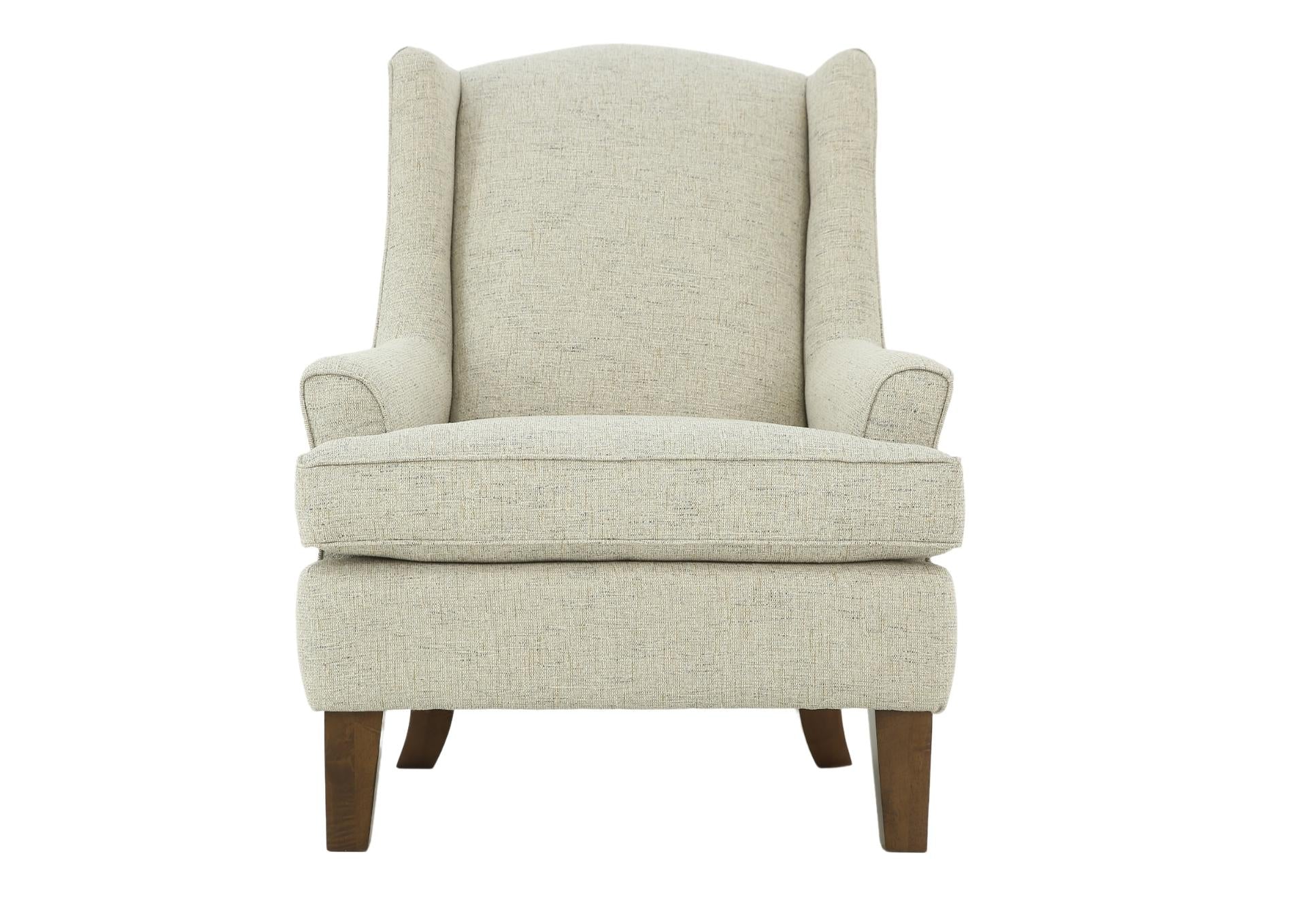 Andrea Wingback Chair - Pepper