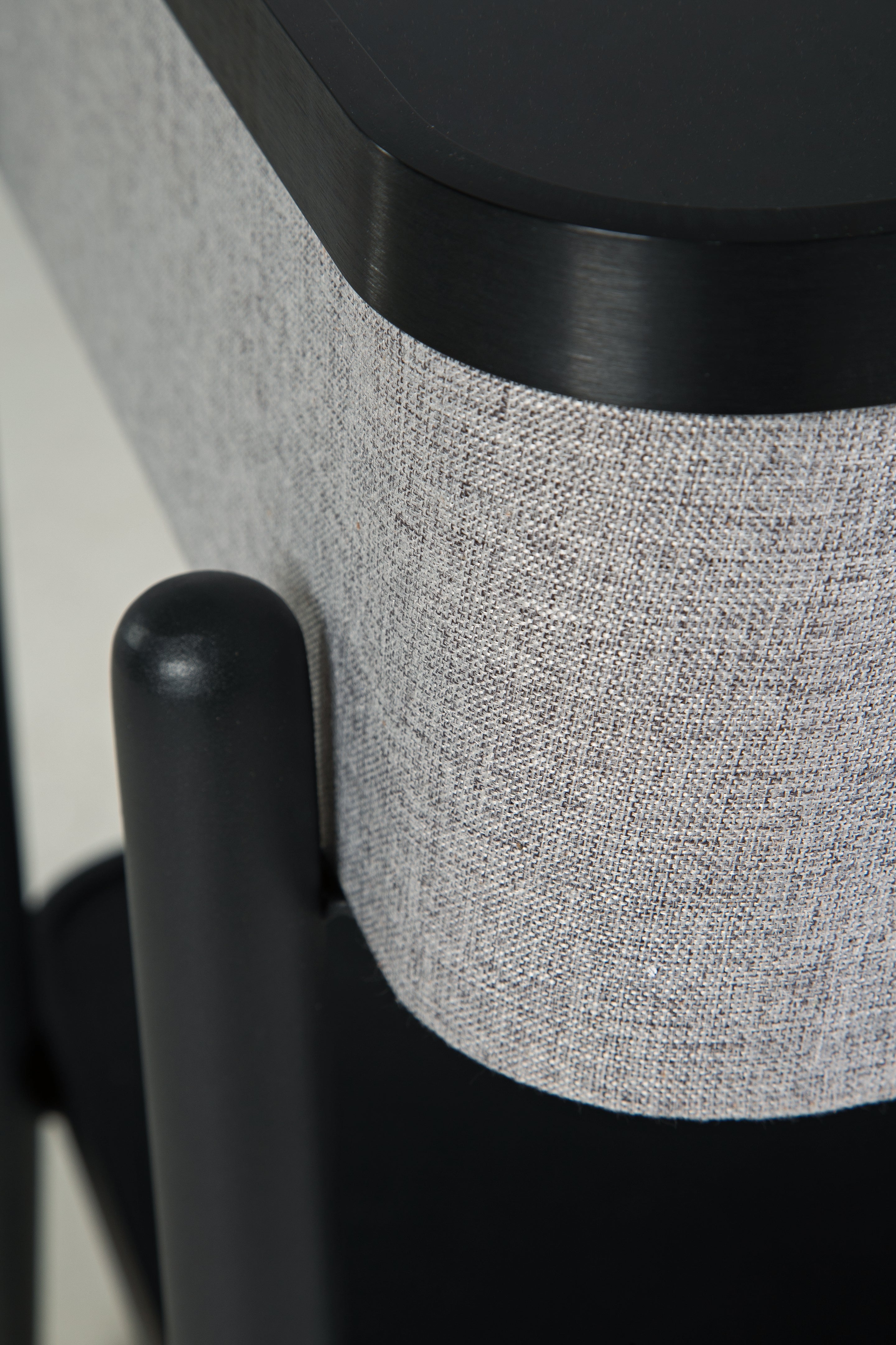 Ashley Furniture - JORVALEE ACCENT TABLE - Dark Gray Fabric|Glass|Wood|Metal - Tables - Additional View 9