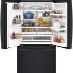 GE BLACK SLATE 27.8CU FRENCH DOOR REFRIGERATOR - Refrigerators - Additional View 1