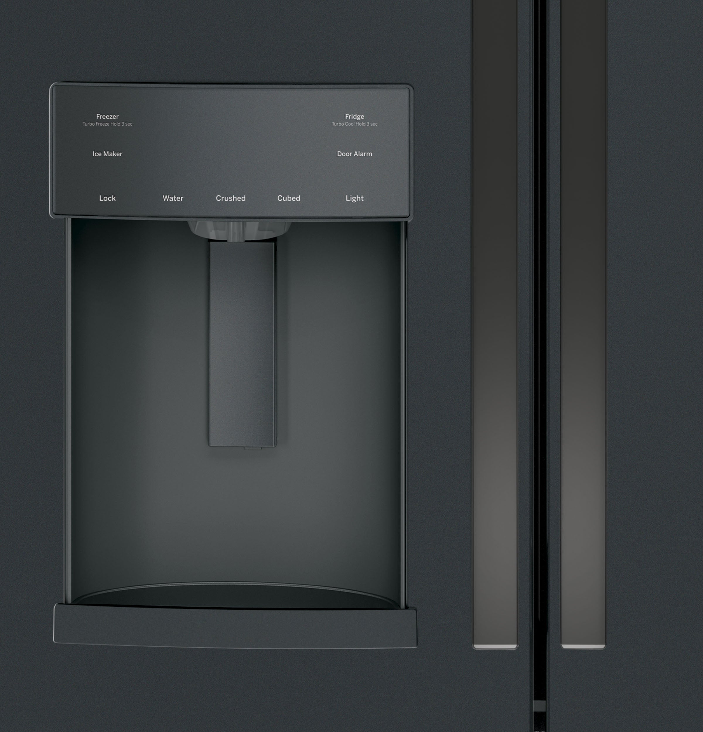 GE BLACK SLATE 27.8CU FRENCH DOOR REFRIGERATOR - Refrigerators - Additional View 4