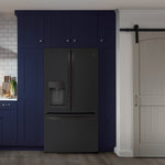 GE BLACK SLATE 27.8CU FRENCH DOOR REFRIGERATOR - Refrigerators - Additional View 7
