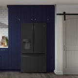 GE BLACK SLATE 27.8CU FRENCH DOOR REFRIGERATOR - Refrigerators - Additional View 7