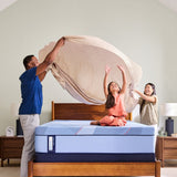 Tempur Sealy - DUPONT II HYBRID FIRM QUEEN MATTRESS - Light Blue Fabric - Mattresses - Additional View 8