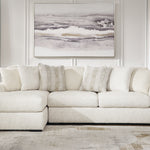 Ashley Furniture - Chessington Ivory 2 Piece Sectional - White Fabric - Sectionals - Additional View 2