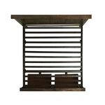 Elements International - Mccoy King Bed - Charcoal - Dark Brown|Dark Gray Wood - Beds - Additional View 8