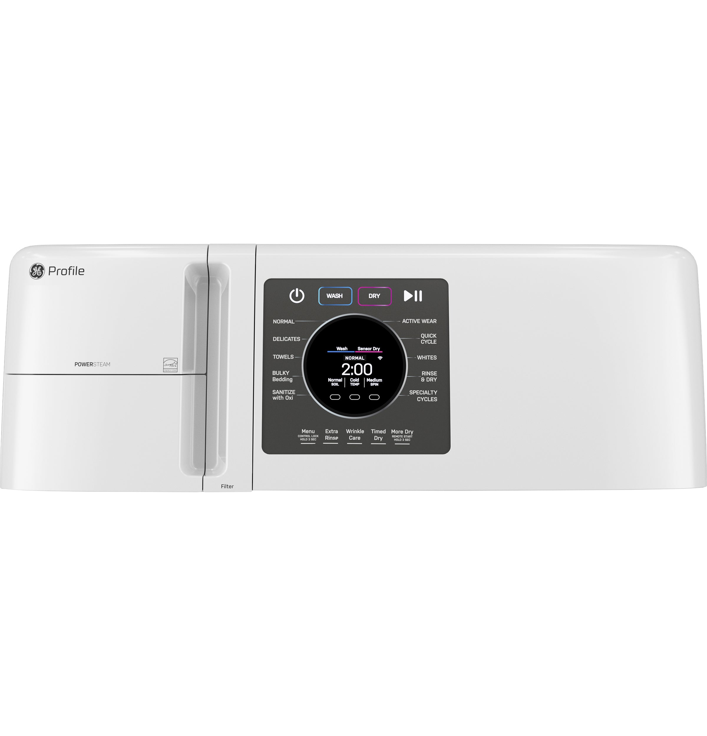 GE PROFILE WHITE 4.6CU WASHER DRYER COMBO - Washers - Additional View 1