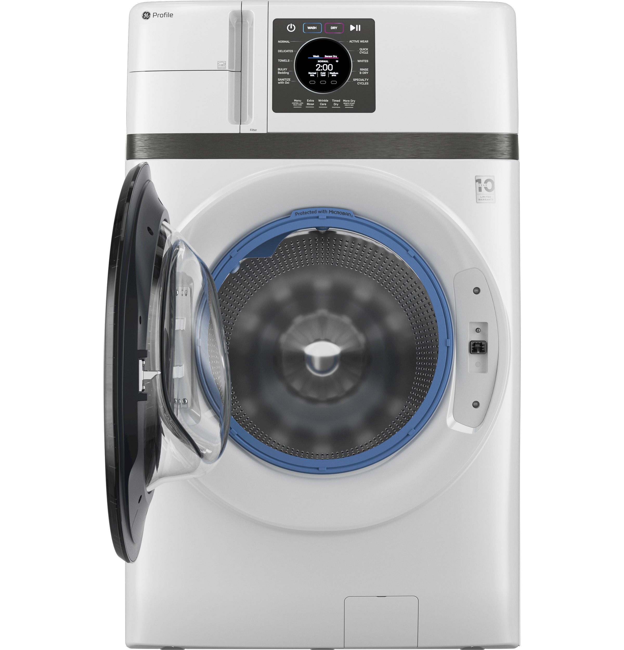 GE PROFILE WHITE 4.6CU WASHER DRYER COMBO - Washers - Additional View 2
