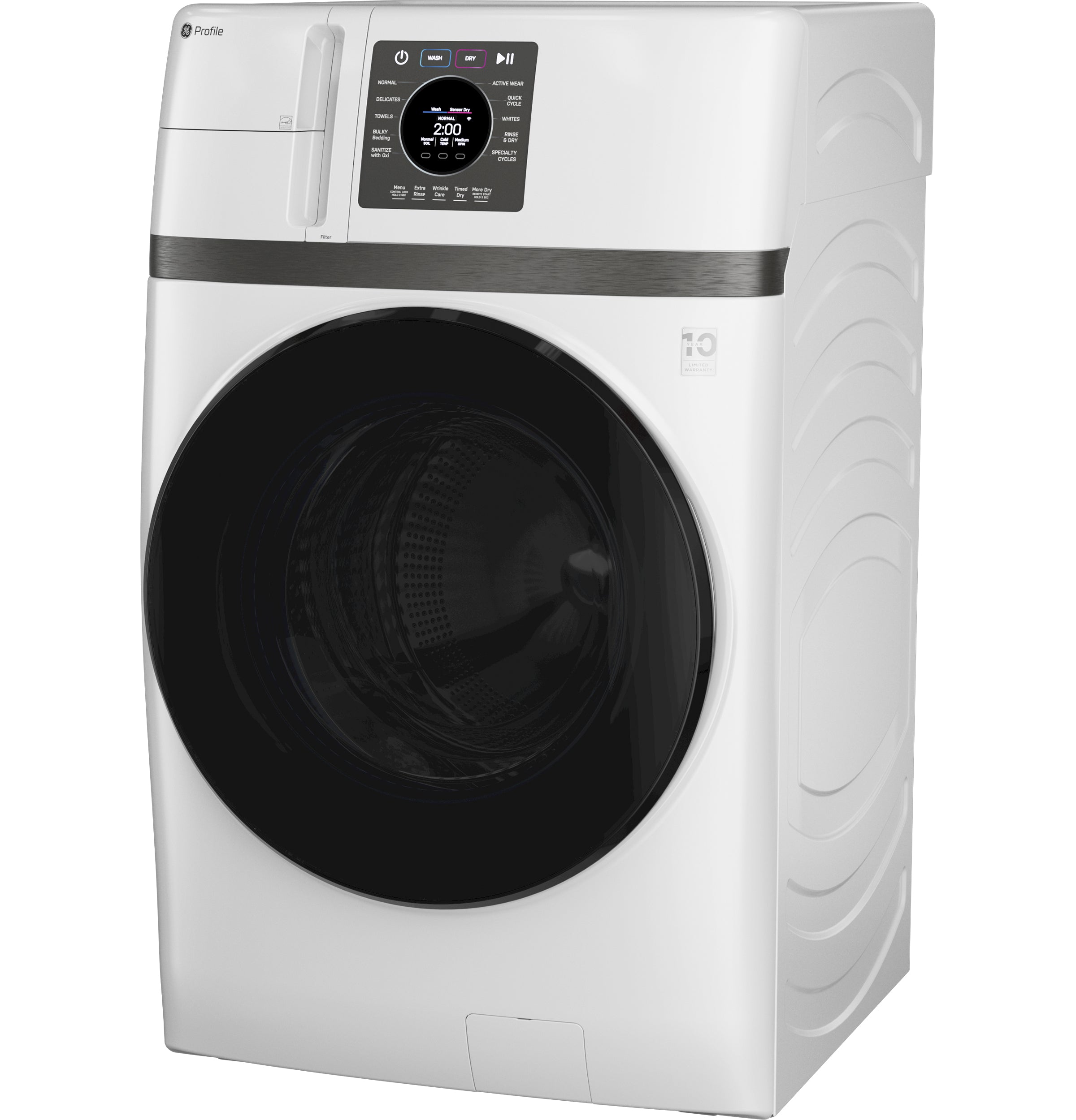 GE PROFILE WHITE 4.6CU WASHER DRYER COMBO - Washers - Additional View 3