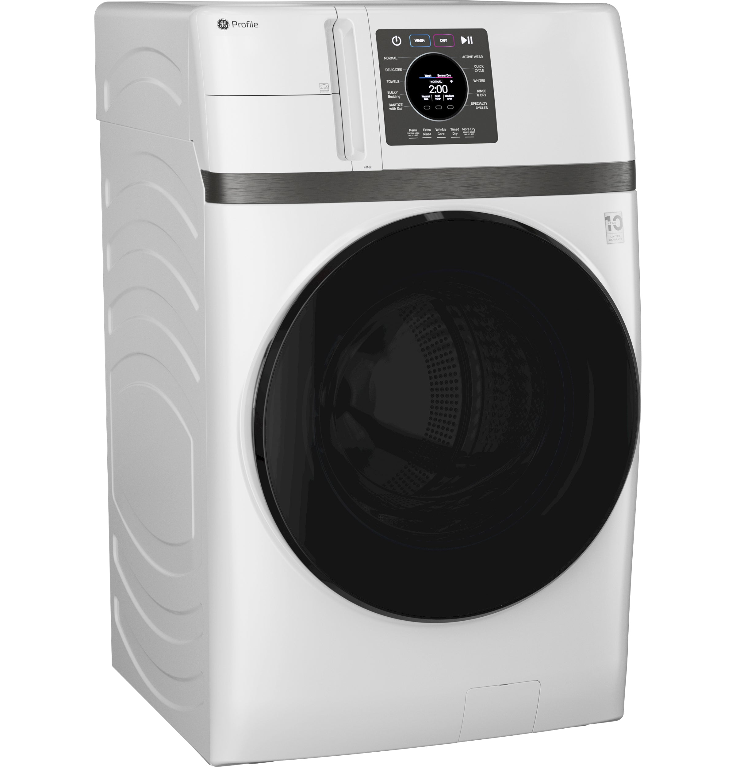 GE PROFILE WHITE 4.6CU WASHER DRYER COMBO - Washers - Additional View 4