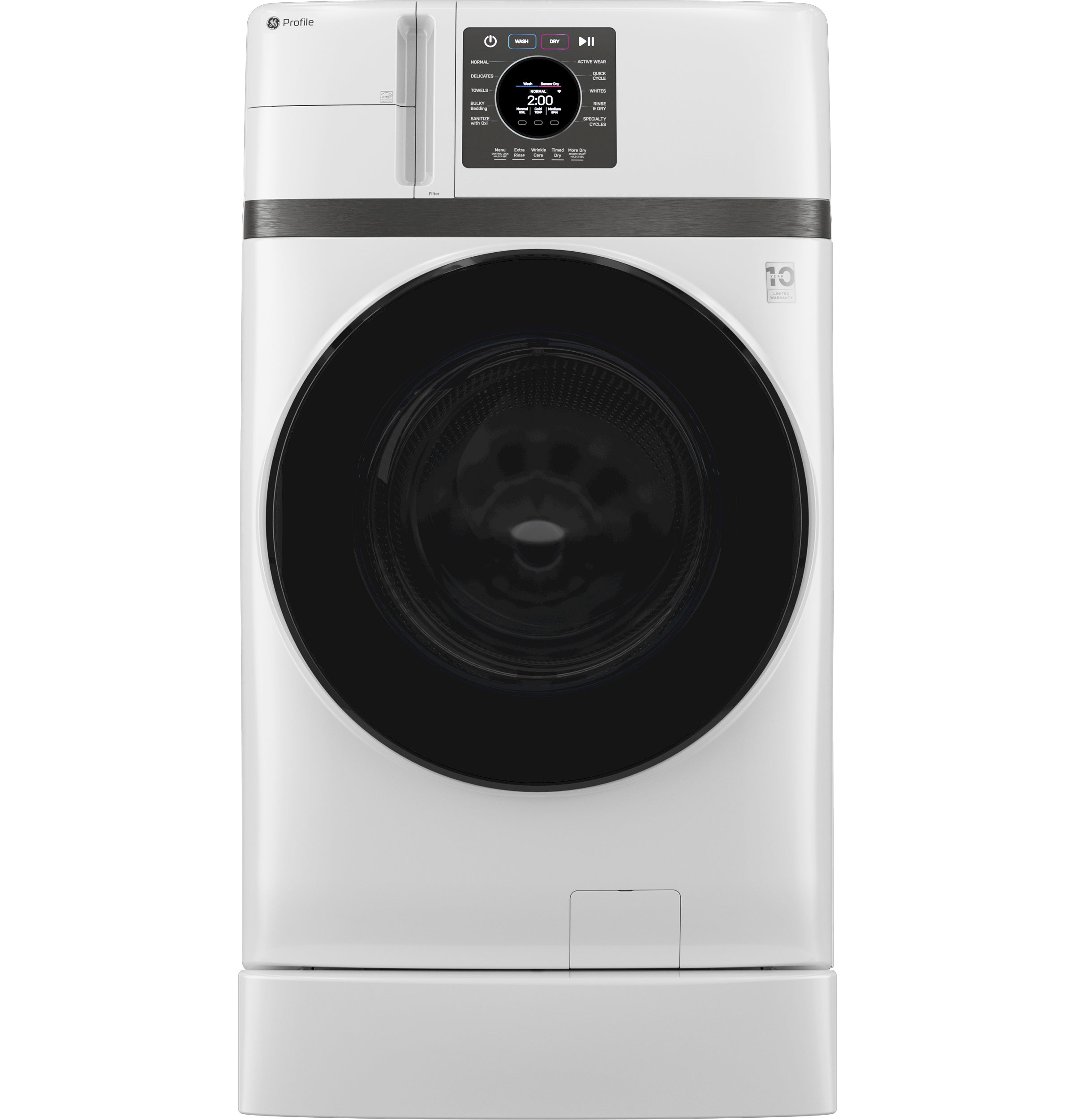GE PROFILE WHITE 4.6CU WASHER DRYER COMBO - Washers - Additional View 5